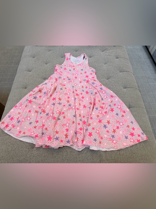 Egg New York Other - EUC EGG NEW YORK TANK TWIRL DRESS PINK STARS SLEEVELESS DRESS SIZE 8